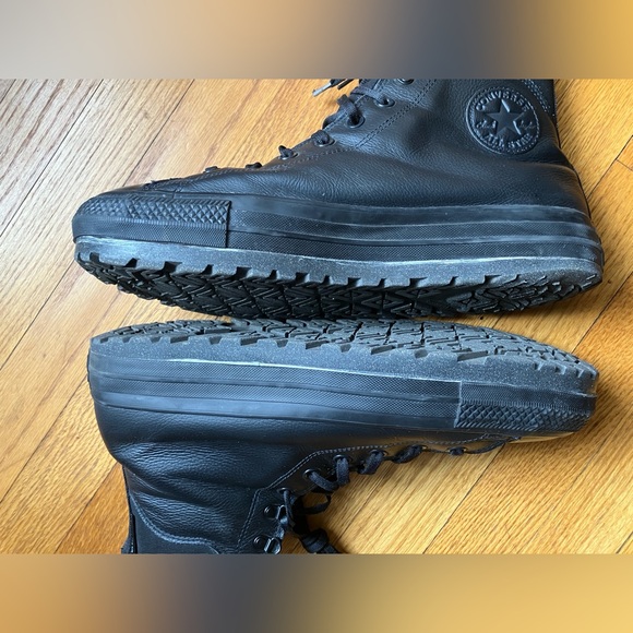 Converse Chuck 70 black leather high tops - Picture 10 of 13